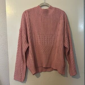 Pink sweater
